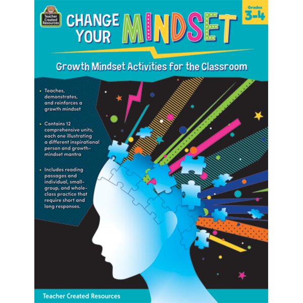 TCR8310 Change Your Mindset: Growth Mindset Activities for the Classroom (Gr. 3-4) Image