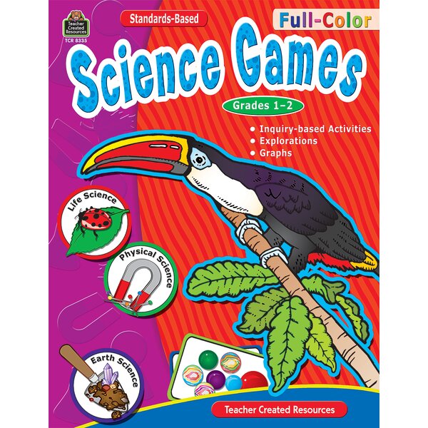 TCR8335 Full-Color Science Games, Grades 1-2 Image