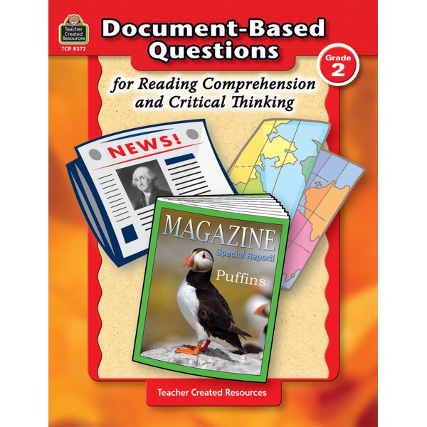 TCR8372 Document-Based Questions for Reading Comprehension and Critical Thinking Image