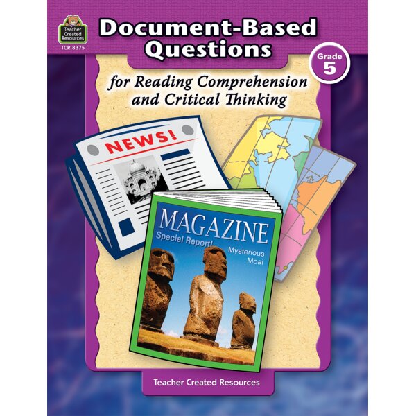 TCR8375 Document-Based Questions for Reading Comprehension and Critical Thinking Image