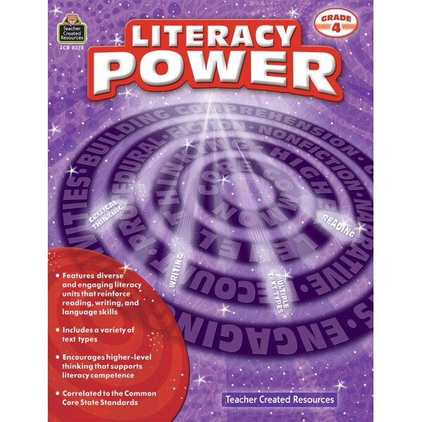 TCR8378 Literacy Power Grade 4 Image