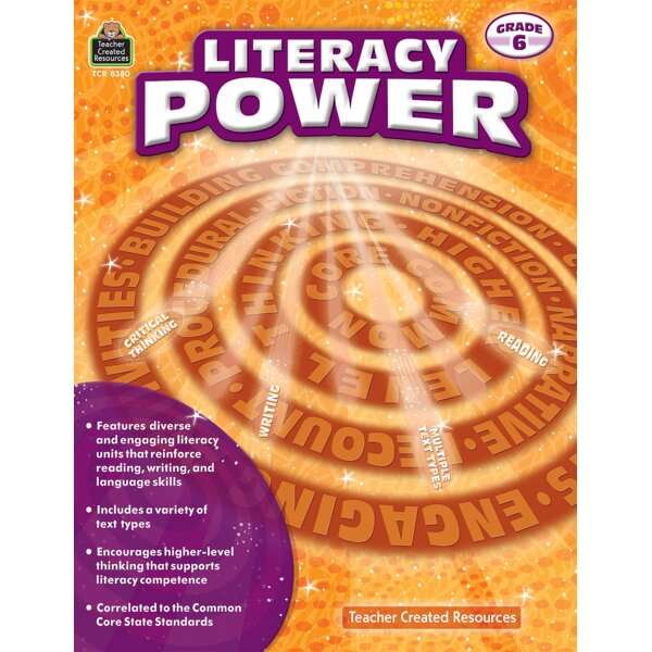 TCR8380 Literacy Power Grade 6 Image