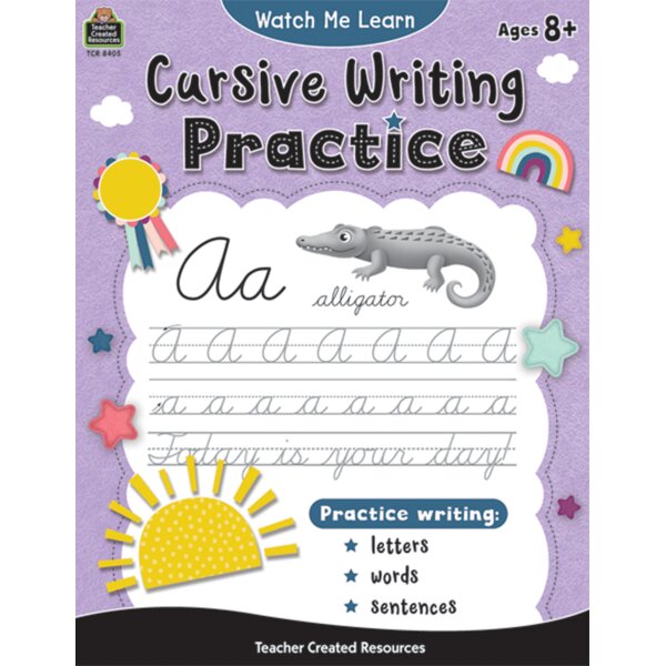 Cursive Reviewer Watch Me Learn: Cursive Writing Practice - TCR8405 | Teacher Created ...