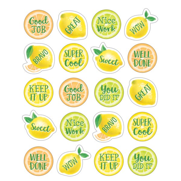 TCR8484 Lemon Zest Stickers Image