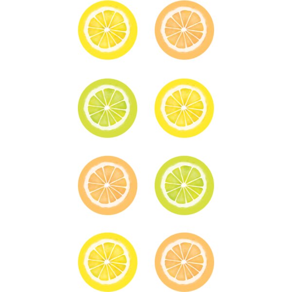 TCR8485 Lemon Zest Mini Stickers Image