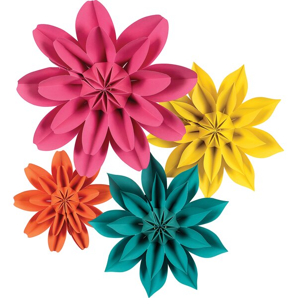 TCR8545 Beautiful Brights Paper Flowers Image