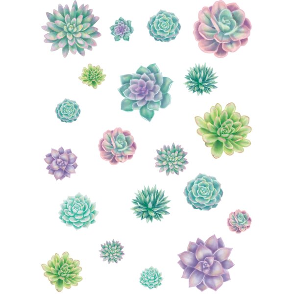 TCR8590 Rustic Bloom Succulent Accents - Assorted Sizes Image