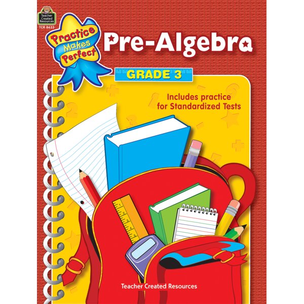 TCR8633 Pre-Algebra Grade 3 Image