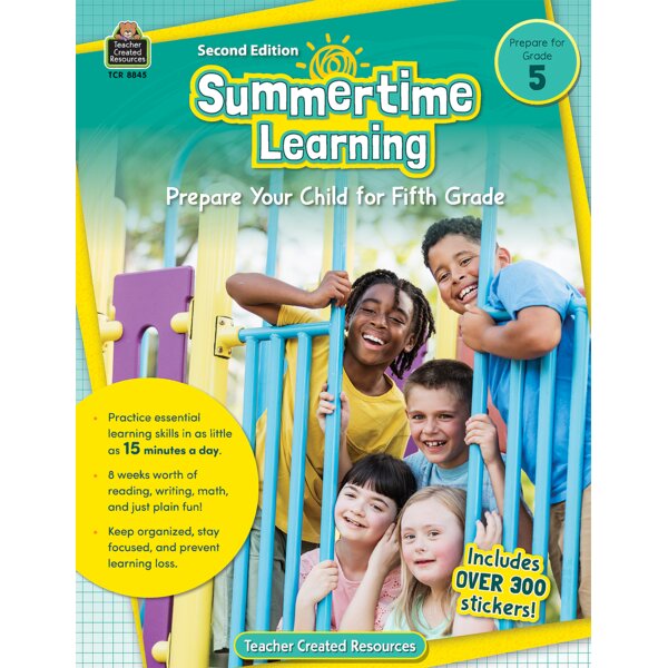 TCR8845 Summertime Learning Grade 5 Image