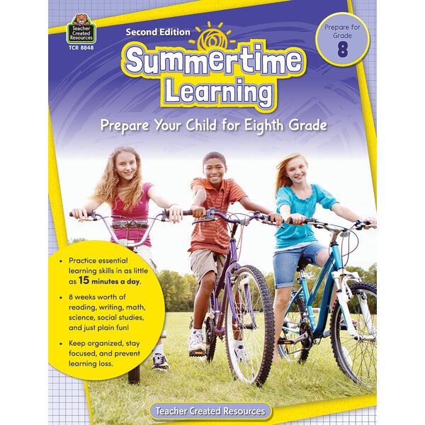 TCR8848 Summertime Learning Grade 8 Image