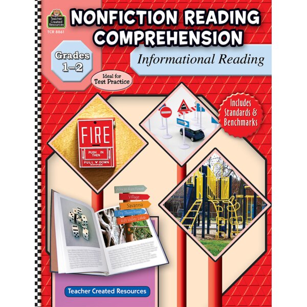 TCR8861 Nonfiction Reading Comprehension: Informational Reading, Grades 1-2 Image