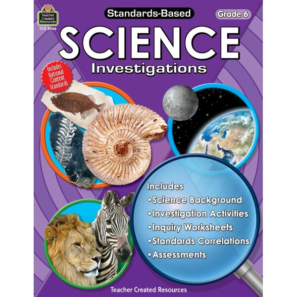 TCR8966 Standards-Based Science Investigations Grade 6 Image