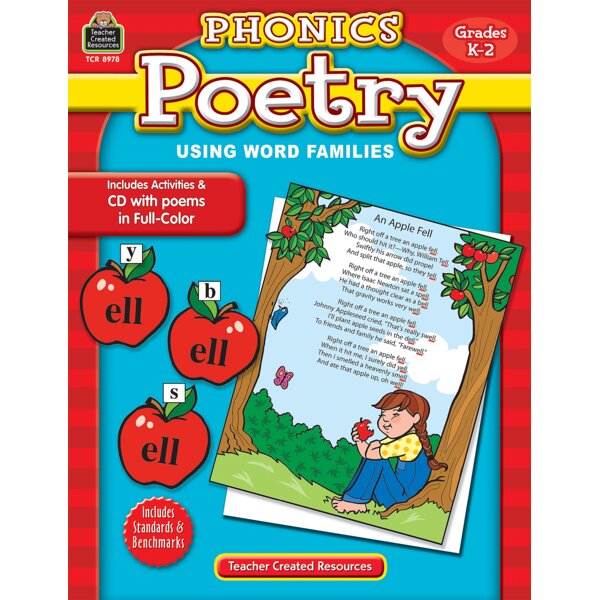 TCR8978 Phonics Poetry Using Word Families Image