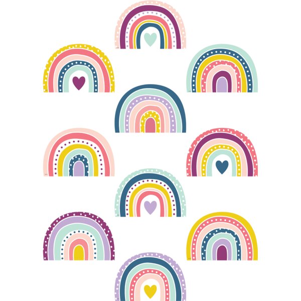 TCR9039 Oh Happy Day Rainbows Accents Image