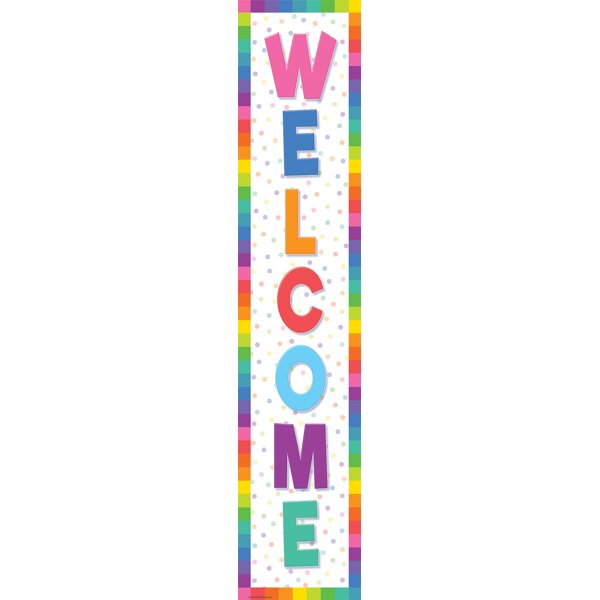 TCR9124 Colorful Welcome Banner Image