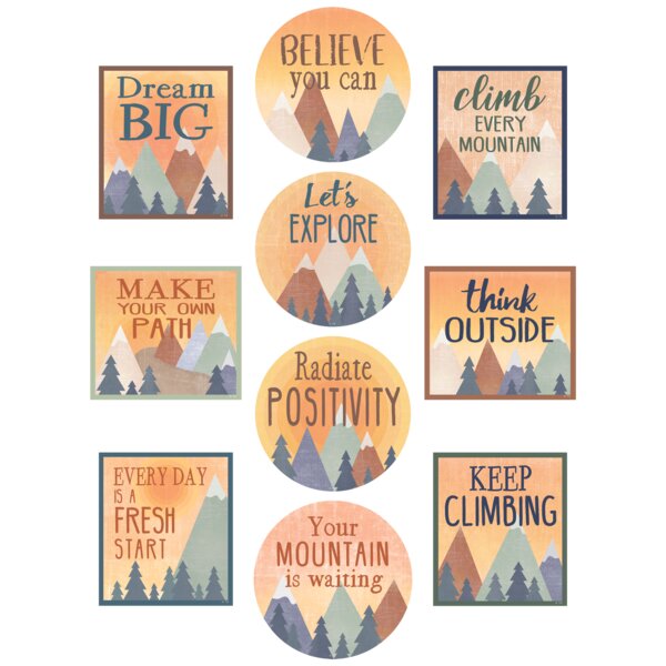 TCR9145 Moving Mountains Positive Sayings Accents Image