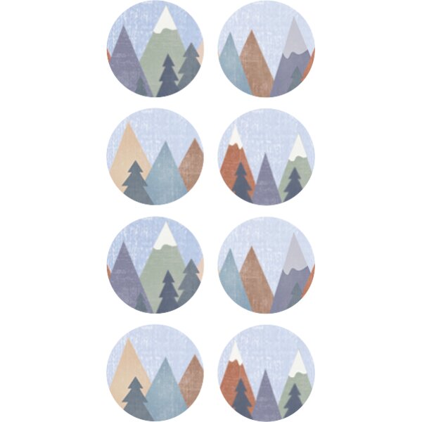 TCR9176 Moving Mountains Mini Stickers Image