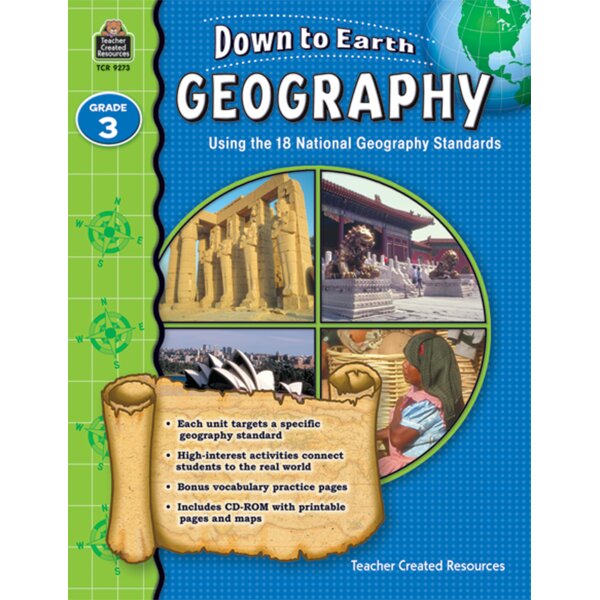 TCR9273 Down to Earth Geography, Grade 3 Image