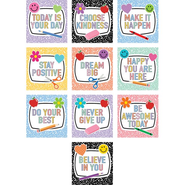 TCR9307 Cool for School Positive Sayings Accents Image