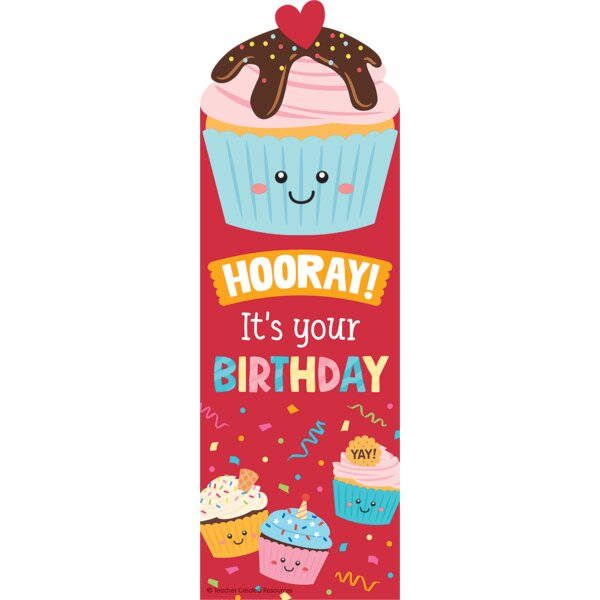 TCR9405 Cupcake Smelly Bookmarks Image