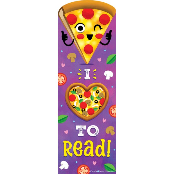 TCR9412 Pizza Smelly Bookmarks Image