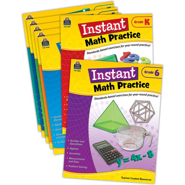 TCR9637 Instant Math Practice Set (7 bks) Image