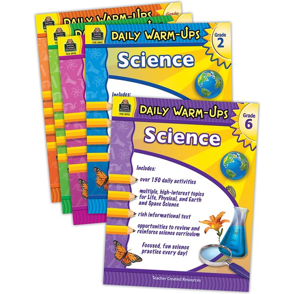 TCR9652 Daily Warm-Ups: Science Set (5 bks) Image