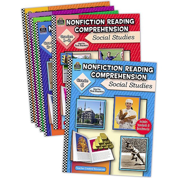 TCR9863 Nonfiction Reading Comprehension Set: Soc Studies (6 books) Image