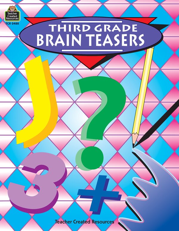 TCR0488 Third Grade Brain Teasers Image