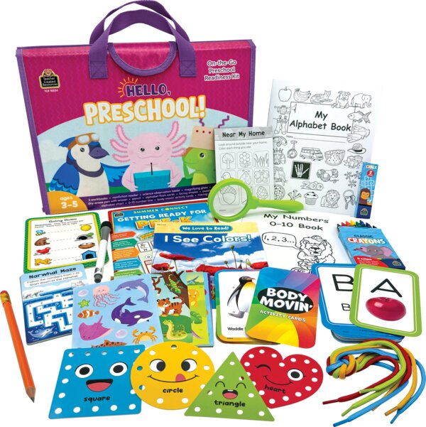 TCR10354 Hello, Preschool! On-the-Go Pre-K Readiness Kit Image