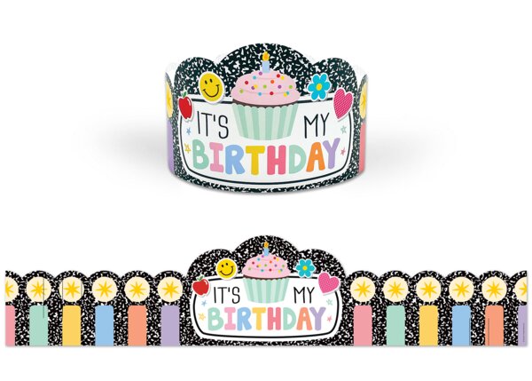 TCR1213 Cool for School It’s My Birthday Crowns Image