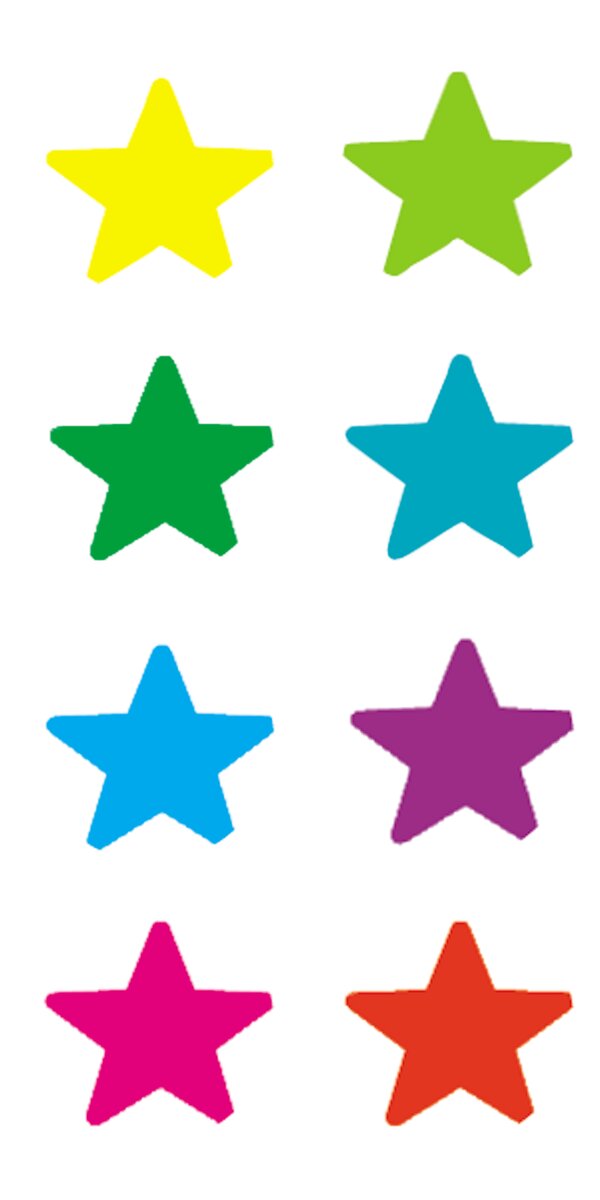 TCR1239 Stars Mini Stickers Image