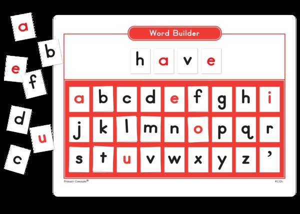 TCR1326 Magnetic Word Builder Image