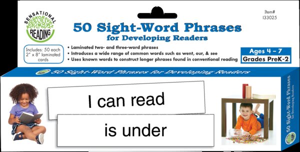 TCR133025 50 Sight-Word Phrases for Developing Readers Image