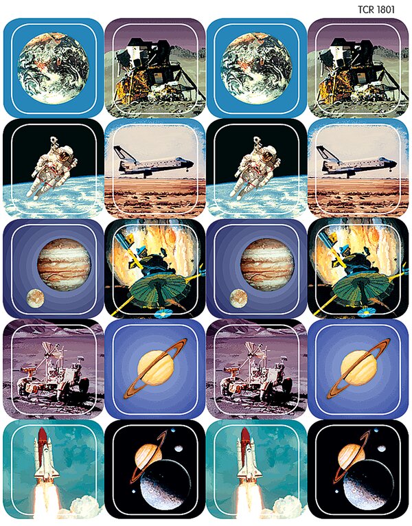 TCR1801 Space Stickers Image