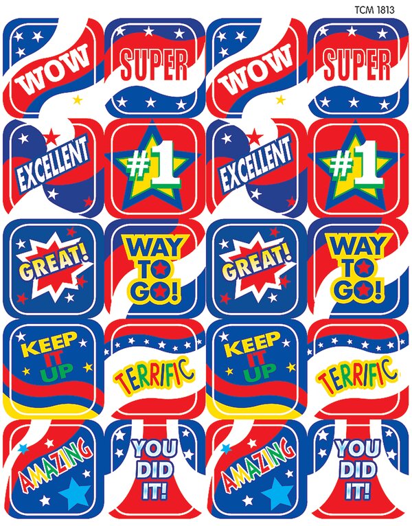 TCR1813 USA Spirit Stickers Image