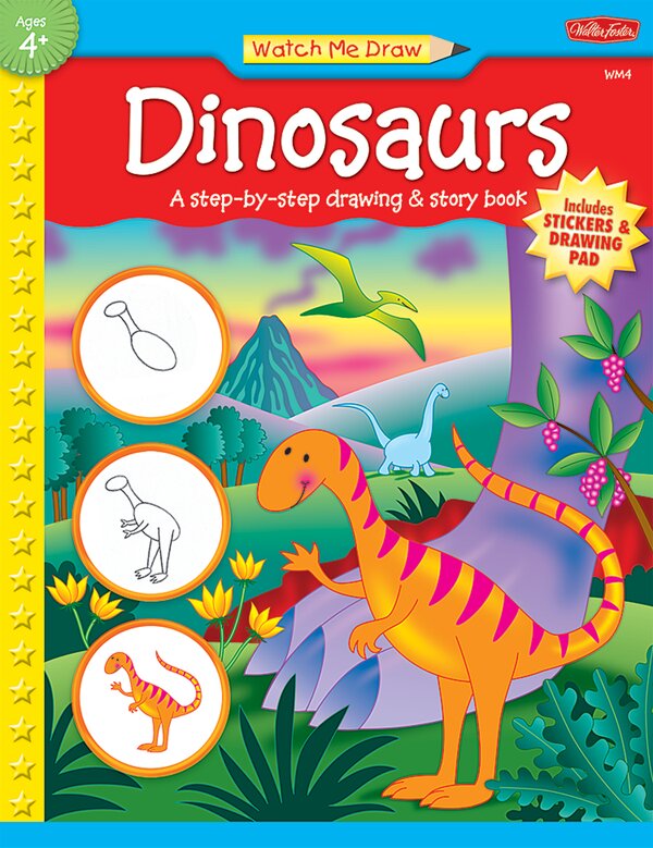 TCR18912 Watch Me Draw: Dinosaurs Image