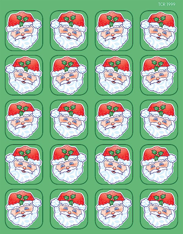 TCR1999 Santa Stickers Image