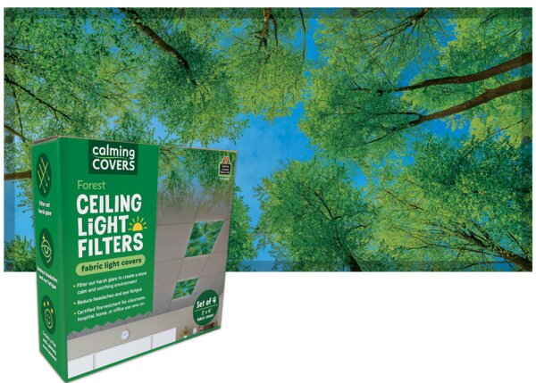 TCR20145 Forest Calming Covers Ceiling Light Filters Image