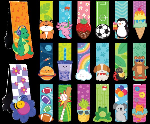TCR20200 Magnetic Bookmarks Image