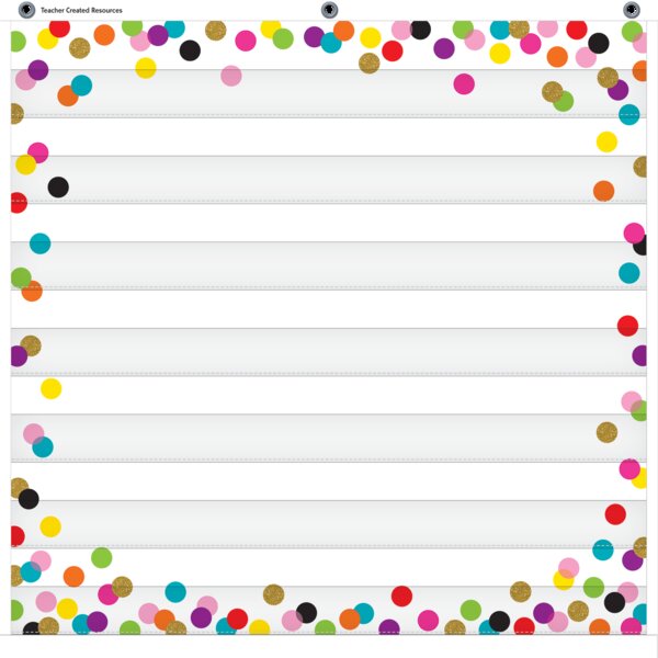 TCR20327 Confetti 7 Pocket Chart Image