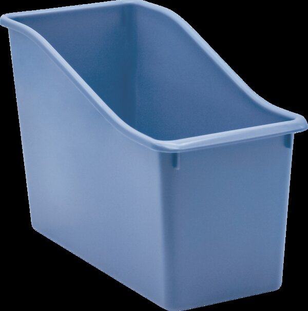 TCR20459 Slate Blue Plastic Book Bin Image