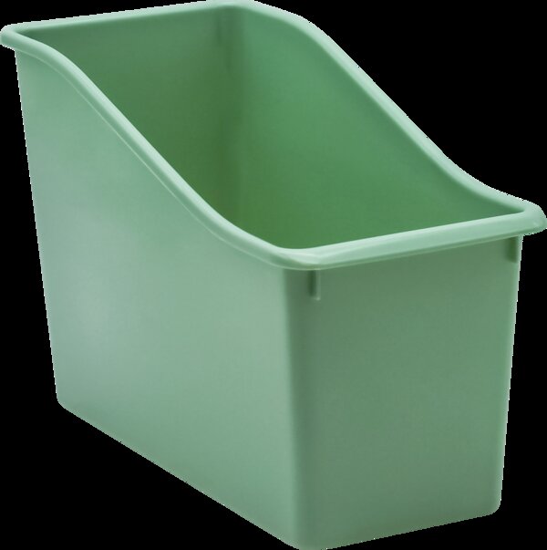 TCR20461 Eucalyptus Green Plastic Book Bin Image