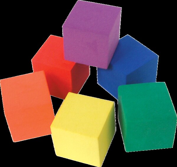 TCR20615 Foam Color Cubes Image