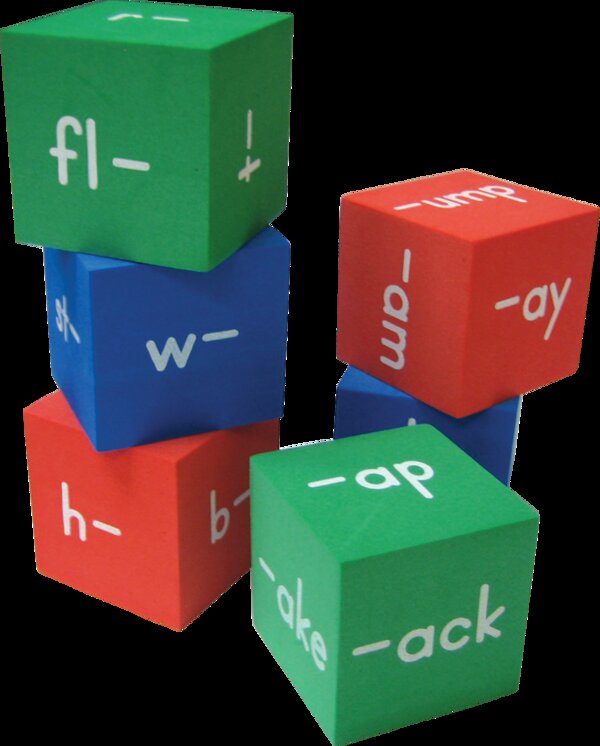 TCR20633 Foam Word Families Cubes Image