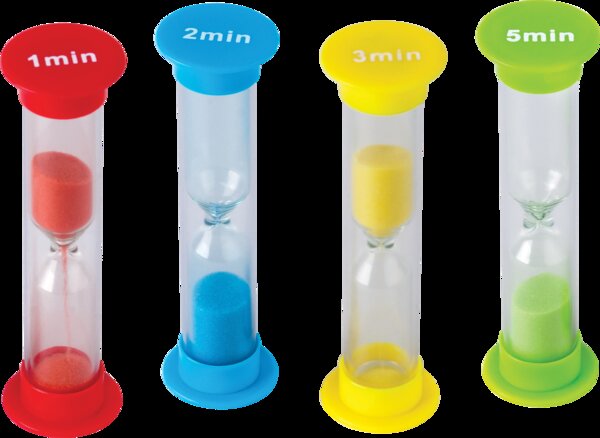 TCR20663 Small Sand Timers Combo 4-Pack Image