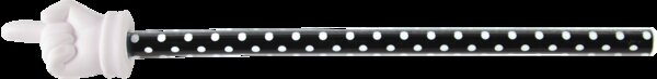 TCR20678 Black Polka Dots Hand Pointer Image