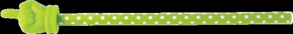 TCR20679 Lime Polka Dots Hand Pointer Image