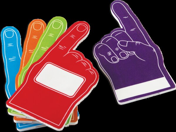 TCR20683 Mini Foam Fingers Image