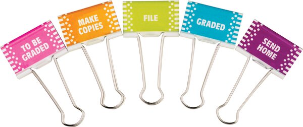 TCR20690 Classroom Management Large Binder Clips Image